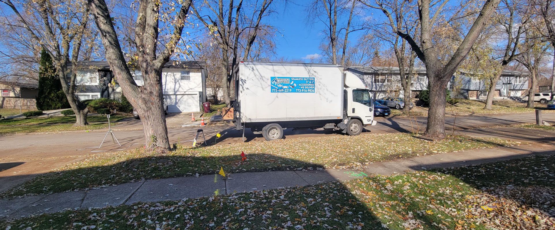 gutter truck - gutters delivery service near me